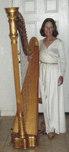 Traditional Golden Harp